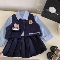 ราคา ชุดจูดี้ แบบ police rabbit สำหรับเด็ก ชุดJKสามชิ้นสไตล์เจ้าหญิง Lolita น่ารักปี2025 (54553830888)