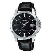 ราคา Casio นาฬิกาข้อมือ สายหนัง รุ่น MTP-V004L-1A - สีดำ (2627121)