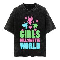 ราคา Psycho Crucify "Girls Will Save The World" เสื้อยืดโอเวอร์ไซส์ | Stone Wash | เสื้อยืดโอเวอร์ไซส์ | วินเทจ วินเทจ วินเทจ วินเทจ | ท็อปท็อป | เสื้อยืดเพลง (41752001019)