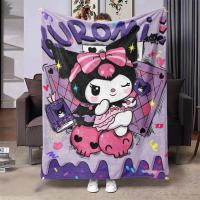 ราคา [ใหม่] Sanrio สไตล์เดียวกัน Kuromi Anime Soft Flannel ผ้าห่มผ้าห่มปกฤดูร้อนสไตล์บางผ้าห่มพักกลางวันน้ําหนักเบา (26379417218)