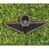 ราคา เครื่องหมายปีกร่มทบ.ช้างเอราวัณ กิตติมศักดิ์ผ้าพลางกลับด้าน ปักดำ ติดตุ๊กแก สินค้ารับประกัน (20378598283)