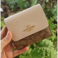 ราคา Coach Small Trifold Wallet กระเป๋าสตางค์ 3 พับรุ่นใหม่ ใช้ไป1ครั้งถ้วน (23739928807)