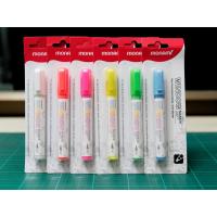 ราคา ปากกาเขียนกระจก Monami Window Marker Fluorescent สีสะท้อนแสง ลบได้ (3617105044)