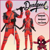 ราคา ชุดเดดพูลเด็ก เด็กชาย ฮาโลวีน ชุดซูเปอร์ฮีโร่ ชุด Deadpool Costume For Kids Superhero มาพร้อมดาบ | ชุดคอสเพลย์ (44162711085)
