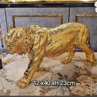 ราคา (ราคาพิเศษ)เสือ รูปปั้นเสือทองเรซิ่น (22985995220)