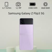 ราคา Samsung Galaxy Z Flip3 5G ใหม่ 95% Android 8GB 128GB/256GB สมาร์ทโฟนหน้าจอพับได้ (56901045950)