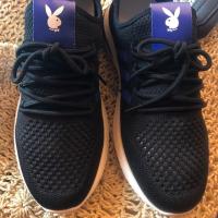 ราคา รองเท้าผ้าใบ playboy size 35 สีดำผ้าตาข่าย พื้นเป็นโฟม รองรับน้ำหนักแรงกระแทกได้ดี สวยเท่ห์มากค่ะ (6832488342)