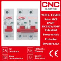 ราคา CNC DC Circuit Breaker 1P/2P 80A/100A/125A พลังงานแสงอาทิตย์ DC Circuit Breaker Mini Circuit Breaker DC250V 500V (28200997462)