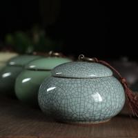 ราคา Longquan โบราณ celadon ชาทรายสีม่วง Ru เตาเผา Pu'er ชาดีบุกเลียนแบบผ้าปิดผนึกชาสามารถเซรามิคแหวนทอง (29517454071)