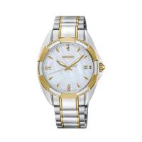 ราคา SEIKO Diamond นาฬิกาข้อมือผู้หญิง 2 กษัตริย์ สายสแตนเลส รุ่น SKK886P1,SKK886P - สีเงิน/ทอง (6456089251)