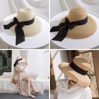 ราคา หมวกสานปีกกว้าง Boater Hat สไตล์เกาหลี ทรงใหม่ ได้ลุคไฮโซสุดๆ (2306502235)
