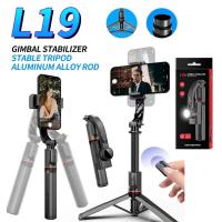 ราคา L19s Mobile Gimbal Stabilizer with Wireless Remote, Extendable Selfie Stick and Tripod, 360 Auto Rotation, Auto Balance (28426457284)