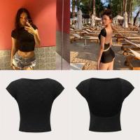 ราคา Hibiscus.coco | Sleeve crop tee เสื้อยืดตัวยาว ลายฉลุ เว้าหลัง สายฝอ สุดแซ่บ! (21885379383)