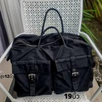ราคา กระเป๋าเดินทาง Prada ปราด้าไนล่อนมือสองของแท้สะอาดใบใหญ่เดินทางได้ทั่วโลกแถมถุงกระะป๋าRalph Laurent ทดแทน (19429203850)