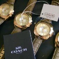 ราคา Coach watch สินค้าขายดี สายผ้ากันน้ำ ลาย C Signature ของ Coach (558535606)