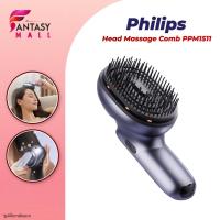 ราคา Philips PPM1511 Head Massage Comb หวีไฟฟ้า นวดด้วยการสั่น 2,400 ครั้ง/นาที นวดอย่างอ่อนโยนเพื่อให้หนังศีรษะผ่อนคลาย (26700098247)