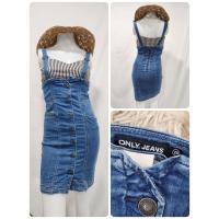 ราคา แบรนด์ Only Jeans ยีนส์ยืด เอี๊ยม/เดรสยีนส์มือสอง อกไม่เกิน 32" เอวไม่เกิน 28" สะโพกไม่เกิน 34" นำเข้าเกาหลี จีน (27037356517)