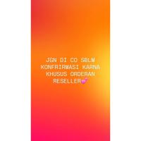 ราคา Reseller สั่งซื้อสําหรับเสื้อผ้า gamis ฯลฯ (50802258406)