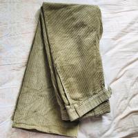 ราคา กางเกงลูกฟูกขายาวสีน้ำตาล Tom James made in USA (19729451465)