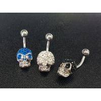 ราคา จิวสะดือ เจาะสะดือ Belly หัวกระโหลก เครื่องประดับ แฟชั่น เจาะร่างกาย ต่างหู สะดือ จิวเจาะร่างกาย คริสตัล Skull jewelry (15980256928)