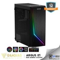 ราคา GAMDIAS ARGUS E1 RGB MID TOWER CASE [ATX, Matx, Mini-ITX] (20589101829)