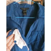 ราคา KEMEJA Preloved Mango เสื้อเชิ้ตผู้หญิงแบรนด์ (42705872080)