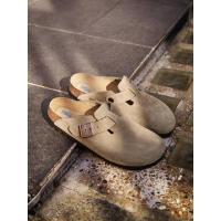 ราคา Birkenstock boston taupe suede ของแท้ล้าน% size 38 regular (18789254477)