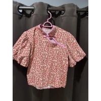 ราคา เสื้อคอจีนลายดอกสีแดง (22605252010)