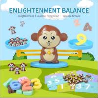 ราคา ตาชั่งลิงจ๋อสอนบวกเลข เกมตาชั่งฝึกทักษะในการบวกเลข (10140256908)