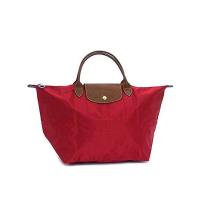 ราคา กระเป๋าลองชอม Longchamp size M หูสั้น สีแดง (rouge) ใหม่ แท้ (431488377)