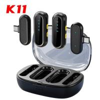 ราคา เค11 ไมโครโฟนไร้สายแบบหนีบเสื้อสมาร์ทลดเสียงรบกวนโทรศัพท์มือถือกลางแจ้งโดยเฉพาะสองถึงสองพร้อมคลังสินค้าชาร์จ (40026767420)