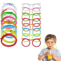 ราคา A862 หลอดแว่นตามีเคราดูดน้ำงานปาร์ตี้ สุ่มสี สินค้าพร้อมส่งในไทย (25650999732)