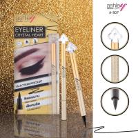 ราคา อายไลเนอร์ หัวปากกาเมจิก แอชลีย์ ASHLEY CRYSTAL HEART EYELINER A-307 (1129214554)
