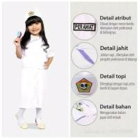 ราคา เด็ก NURSE UNIFORM CHILDRENS NURSE COSTUME PROFESSIONAL CHILDRENS CARNIVAL AUGUST POLICE POCIL UNIFORM (8015658216)