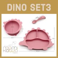 ราคา Dino Set 3(Bowl+Plate+Spoon) เหมาะสำหรับเด็กวัย 6 เดือนขึ้นไปและทุกคนในครอบครัว‍‍ (20583191774)
