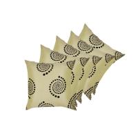 ราคา หมอนอิง ขนาด 18*18 ทำจากผ้า ไหมเทียม สีน้ำตาล 5 ใบ (1512001264)