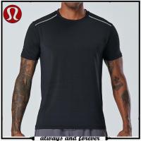 ราคา Lululemons ใหม่โยคะกีฬาผู้ชายแขนสั้นเสื้อยืดออกแบบออกกําลังกายระบายอากาศและสะดวกสบาย a19 (23848324447)