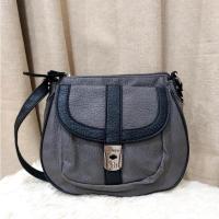 ราคา Rosetti Sling Bag แบรนด์แท้ กระเป๋าสะพายข้าง สีเทาสลับดำ (24281432752)