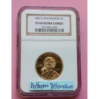 ราคา เหรียญเกรด NGC PF69 Ultra Cameo Sacagawea dollar 2007-S (23980909792)