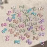 ราคา Lontimemio] 10pcs 3D Ice Jelly Bow Nail Art Ch เครื่องประดับเรซิ่นผู้หญิงเล็บ Ch Bowknot เล็บ Rhinestones ตกแต่งเล็บ Salon DIY ใหม่ (29219858605)