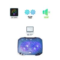 ราคา Oker พัดลมระบายความร้อน รุ่น HVC-393 พัดลม 2 ตัวช่วยระบายความร้อนพร้อมไฟ LED สีฟ้าสบายสายตาขณะใช้งาน (4168164508)