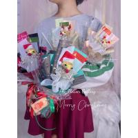 ราคา ช่อดอกไม้คริสต์มาส @ ช่อช็อคโกแลต @ โรเชอร์ บูเก้ *กล่องร่างดอกไม้ ลูกตา@克力ดอกไม้ เงือก (55803397713)