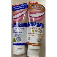 ราคา ยาสีฟันSparkleขนาด60กรัม สูตร Fresh WhiteและLemon Soda (7652552857)