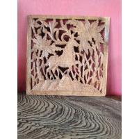 ราคา แผ่นไม้แกะสลักฉลุลายรูปกวางและต้นไม้ (49751104573)