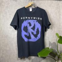 ราคา เสื้อยืดวินเทจ Pennywise Blue Logo Classic (40626158885)