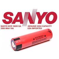 ราคา ถ่านชาร์จ แบตเตอรี่ Sanyo NCR18650GA Rechargeable เบอร์ 18650 3.7v ขนาด 3500 mAh (10A) หัวแบน แพค 1 ก้อน (1339418676)