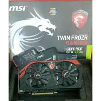 ราคา MSI GeForce GTX 750 Ti 2GB Twin Frozr Gaming OC ไม่ต่อไฟค่ะ (2579887346)
