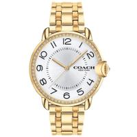 ราคา COACH Arden รุ่น CO14503810 นาฬิกาข้อมือผู้หญิง สายสแตนเลส สีทอง หน้าปัด 36 มม. (24233657078)