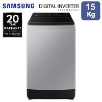 ราคา Samsung เครื่องซักผ้าฝาบน ระบบ INVERTER ขนาด 15 กิโลกรัม รุ่น WA15CG5441BYST (46850998848)