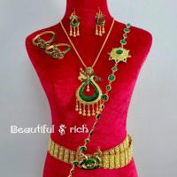 ราคา ชุดเซ็ทเครื่องประดับชุดไทย พญานาค 6 ชิ้น งานลงยาเครื่องประดับชุดไทย รุ่น23165 (27192597074)